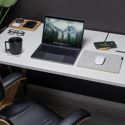 Felt & Cork Mouse Pad Oakywood