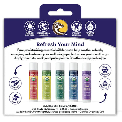 Organic Aromatherapy Travel Kit - EarthHero Corporate Gifting and Custom Swag
