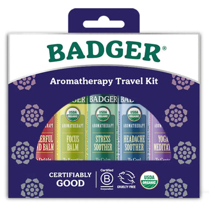 Organic Aromatherapy Travel Kit - EarthHero Corporate Gifting and Custom Swag