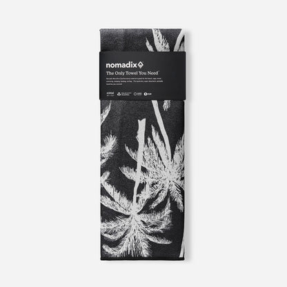 Original Towel: Bunch Palms Black Nomadix