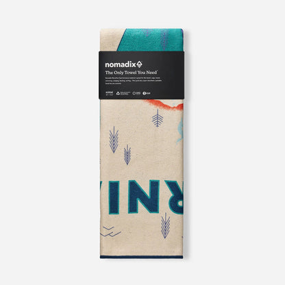 Original Towel: California Map Towel 2 Nomadix