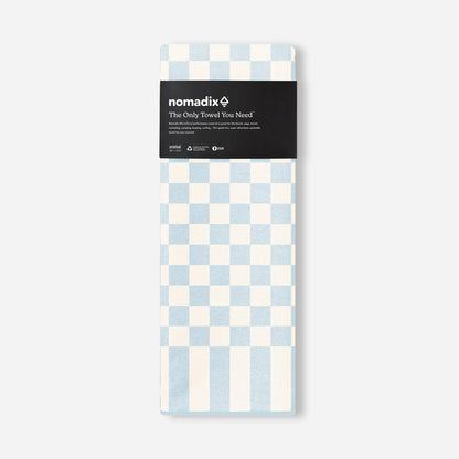 Original Towel: Checked Out Pale Blue Sky Nomadix