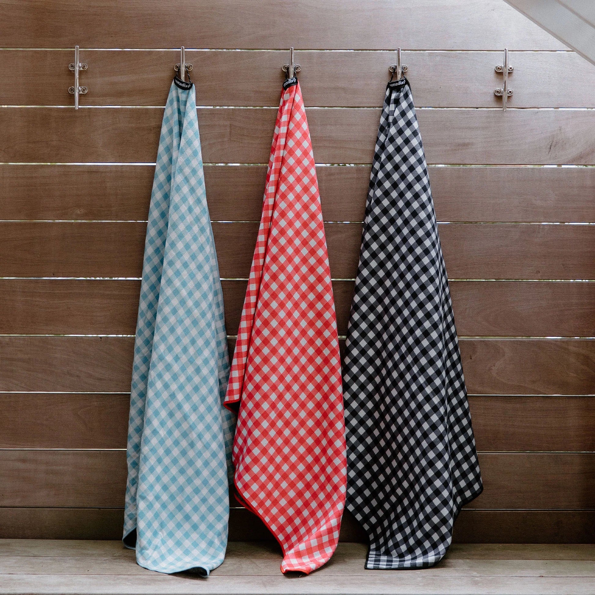Original Towel: Gingham Sky Blue Nomadix