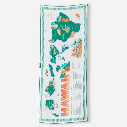 Original Towel: Hawaii Map Nomadix