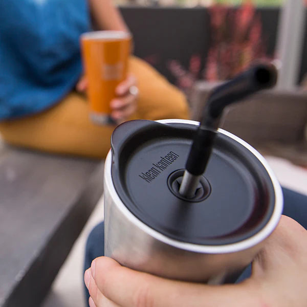 Klean Kanteen Steel Straws Straw 2-Pack - Black Klean Kanteen