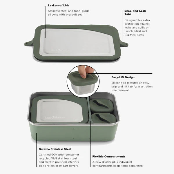 Klean Kanteen Food Boxes Rise Food Box - Snack 10oz Klean Kanteen