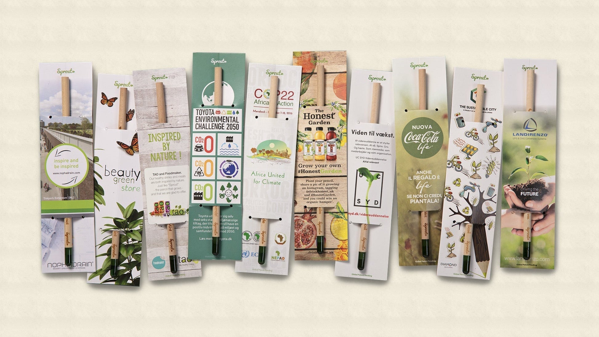 Plantable Pencils - 3-Pack with Customized Box - EarthHero Corporate Gifting and Custom Swag