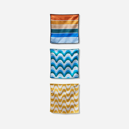 Tiny Towel 3-Pack: Stripes Nomadix